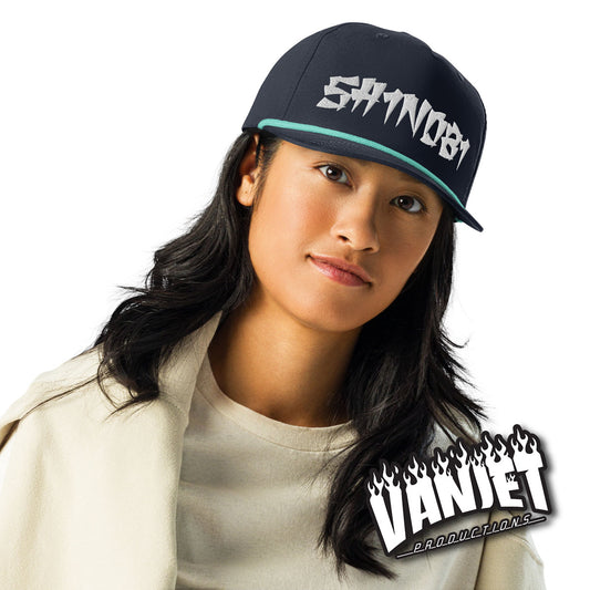 5H1N081 Navy Golf Rope Cap