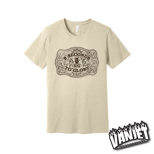 8 Seconds to Glory - Belt Buckle Tee