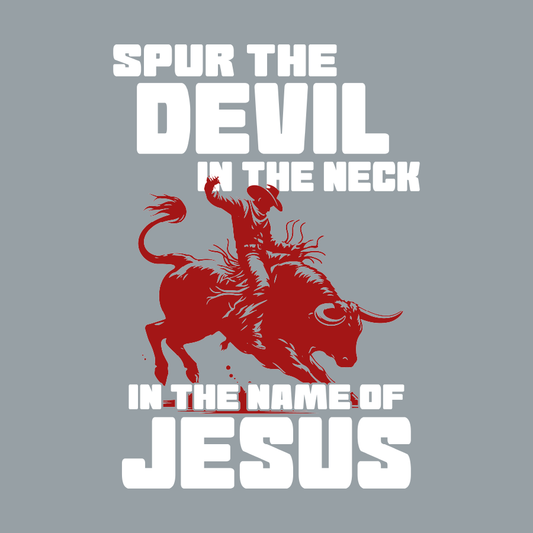 8 Seconds - Spur the Devil - DTF Print