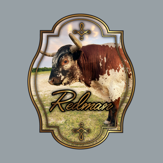 8 Seconds - Redman Portrait - DTF Print