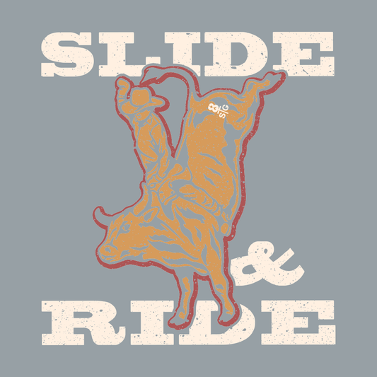 8 Seconds - Slide & Ride - DTF Print
