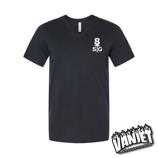 8 Seconds - Basic Logo - V-Neck Tee
