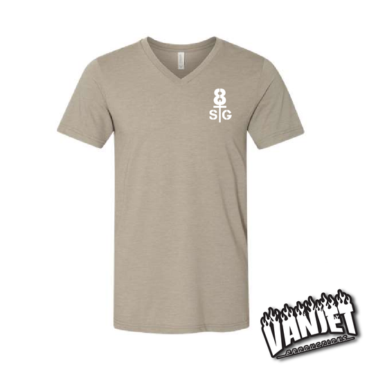 8 Seconds - Basic Logo - V-Neck Tee
