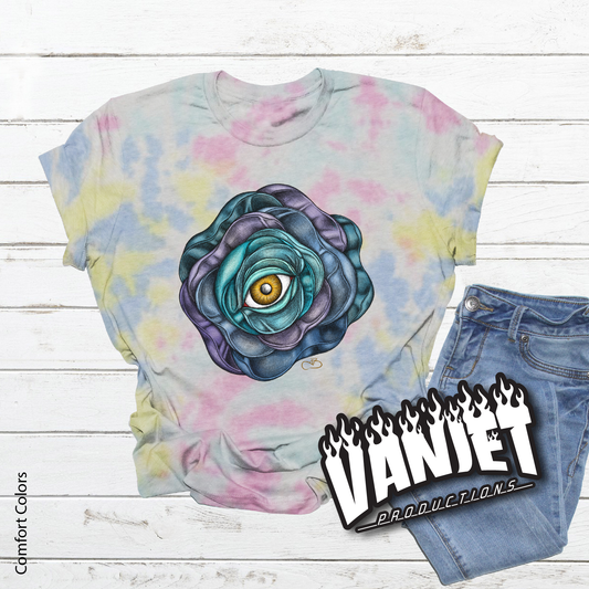 Bela Jet - Illustrated Blooming Eye Tee