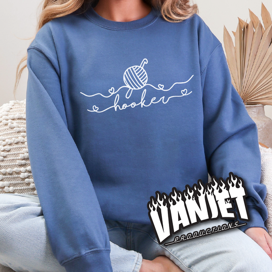 The Flock - Hooker Crochet Crewneck Sweatshirt