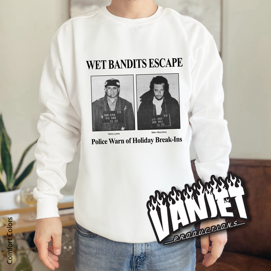 No Duh - Wet Bandits Criminal Tee & Crewneck