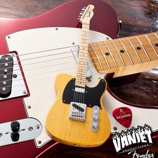 Mini Fenderâ„¢ Telecasterâ„¢ Guitar Replica Model - Butterscotch Blonde - Officially Licensed