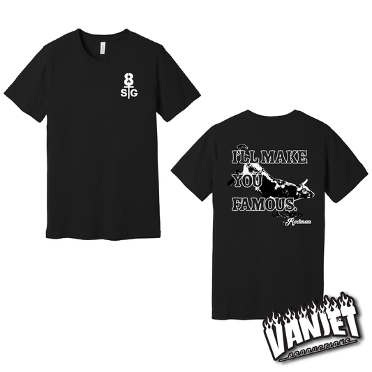8 Seconds to Glory - Make You Famous Redman Tee