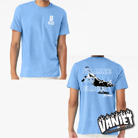 8 Seconds to Glory - Make You Famous Redman Tee