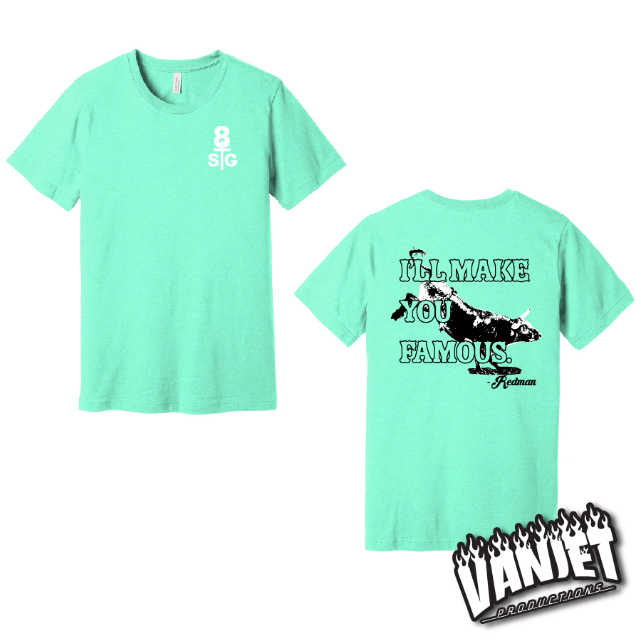 8 Seconds to Glory - Make You Famous Redman Tee