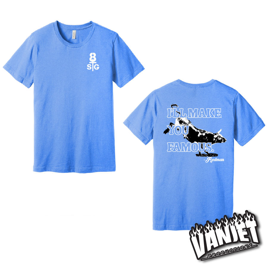 8 Seconds to Glory - Make You Famous Redman Tee