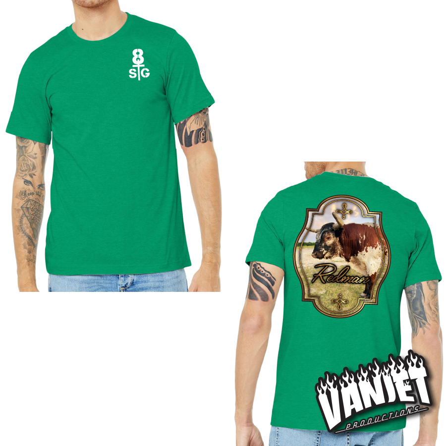 8 Seconds to Glory - Redman Portrait Tee
