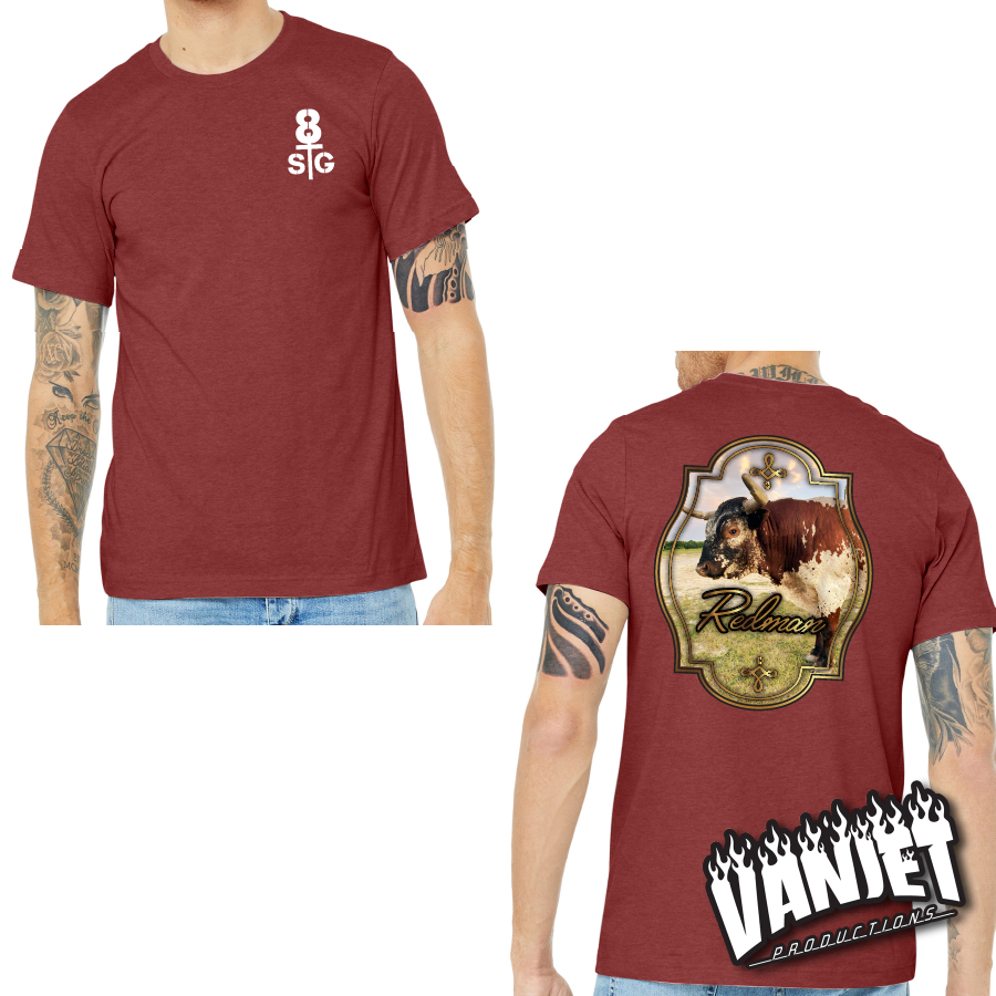 8 Seconds to Glory - Redman Portrait Tee