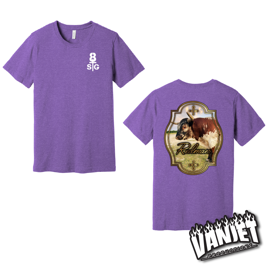 8 Seconds to Glory - Redman Portrait Tee