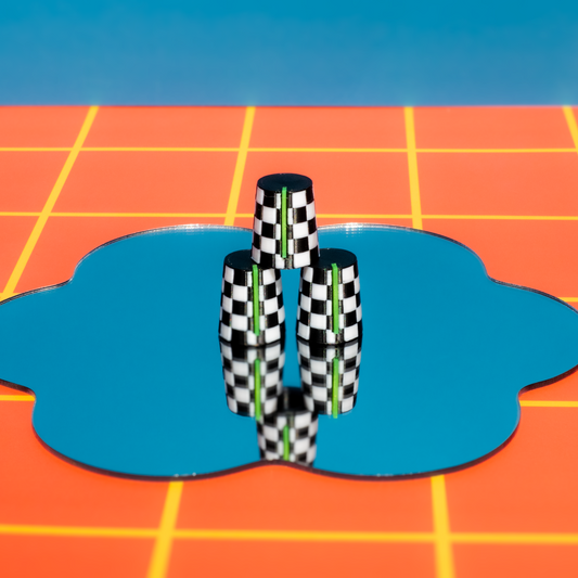 4-Pack Checkered Knob