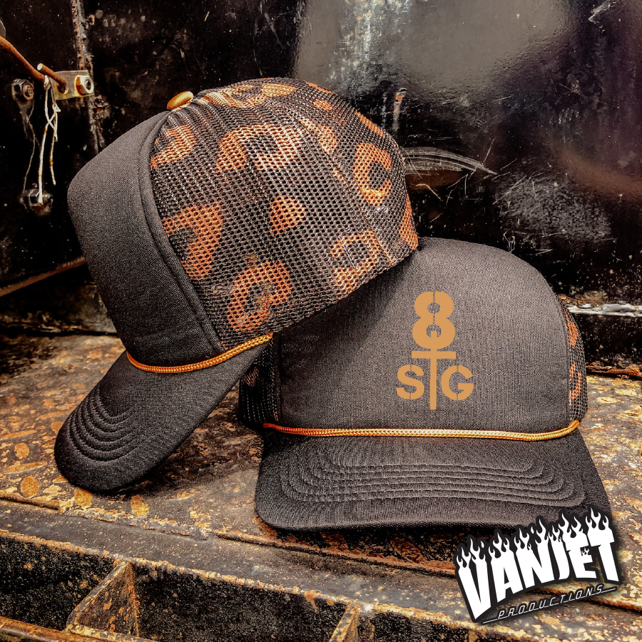 8 Seconds to Glory - Printed Mesh w/ Printed Logo Hat