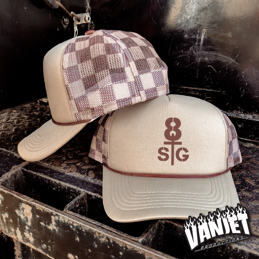 8 Seconds to Glory - Printed Mesh w/ Printed Logo Hat