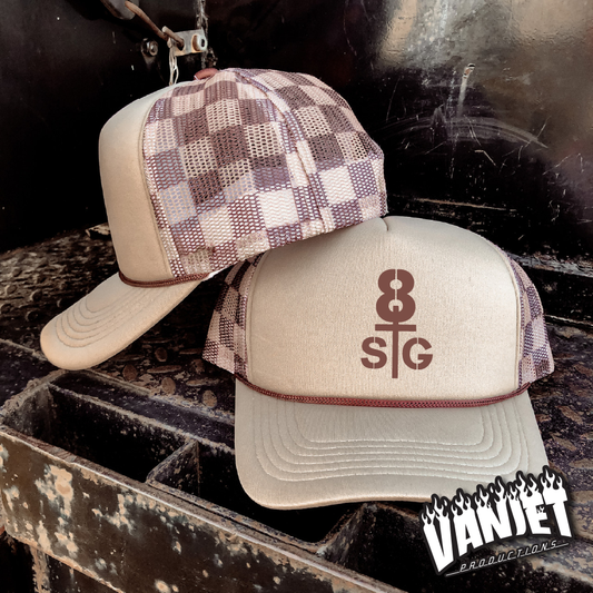 8 Seconds to Glory - Printed Mesh w/ Printed Logo Hat