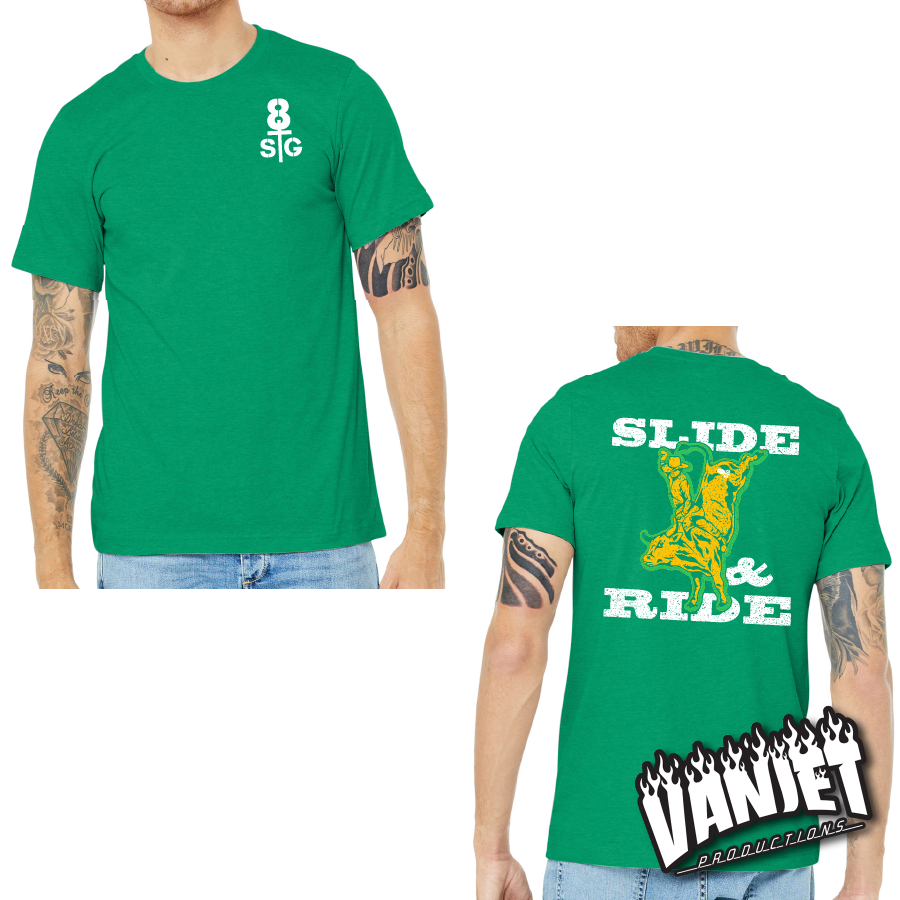 8 Seconds to Glory - Slide & Ride Tee