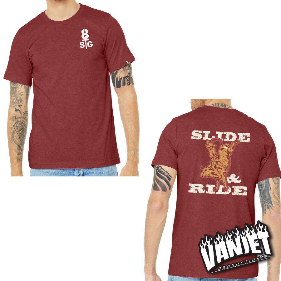 8 Seconds to Glory - Slide & Ride Tee