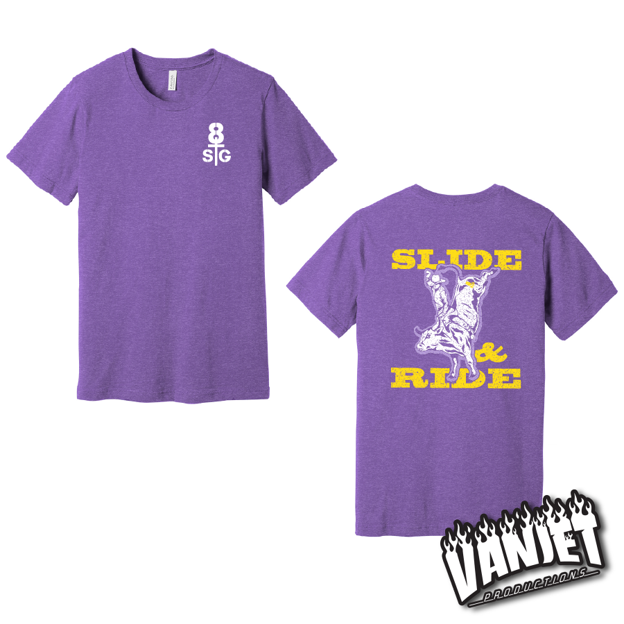 8 Seconds to Glory - Slide & Ride Tee