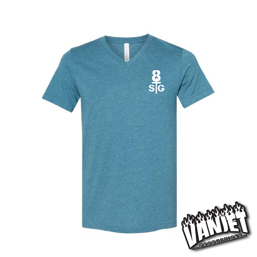 8 Seconds - Basic Logo - V-Neck Tee