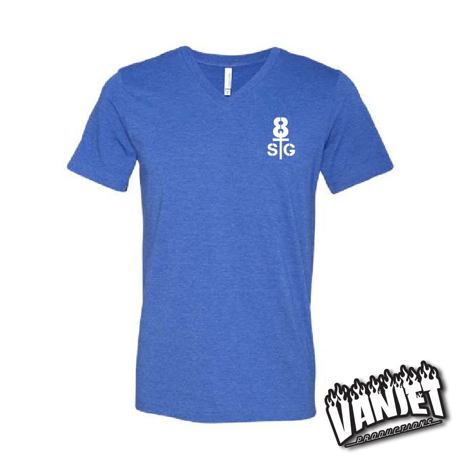 8 Seconds - Basic Logo - V-Neck Tee
