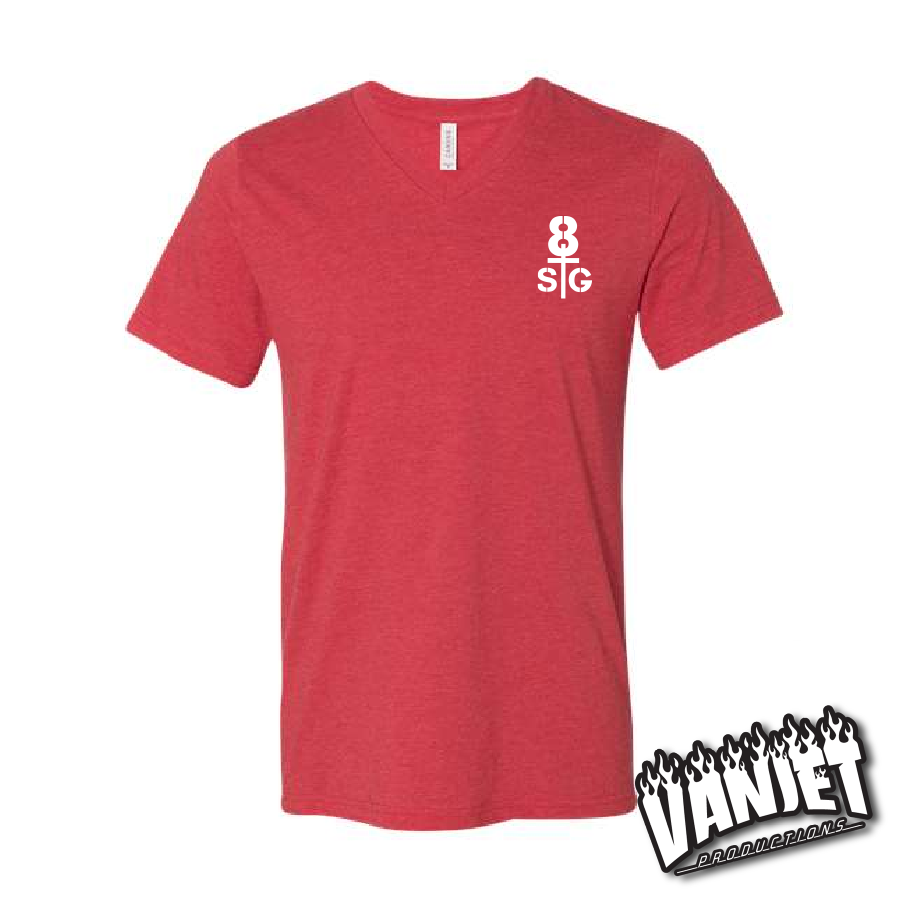 8 Seconds - Basic Logo - V-Neck Tee