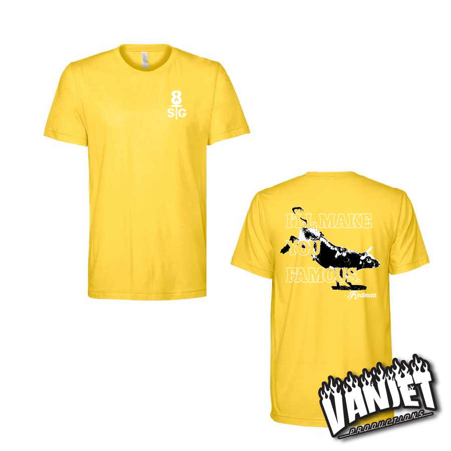 8 Seconds to Glory - Make You Famous Redman Tee