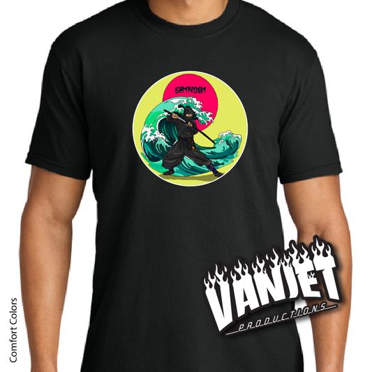 5H1N081 - Illustrated Shinobi Wave Tee