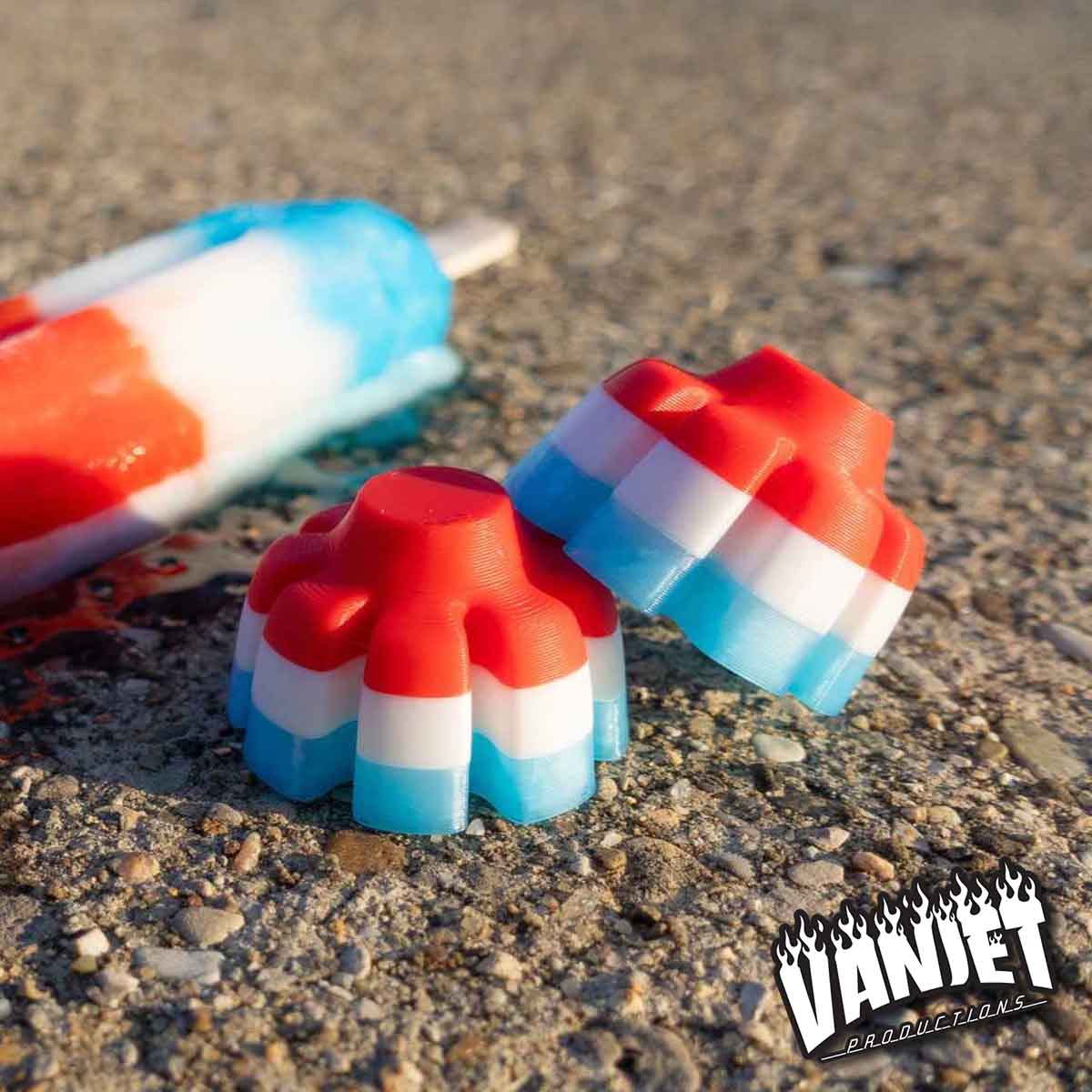Bomb Pop Guitar Knob - Custom Guitar Knob Replacement