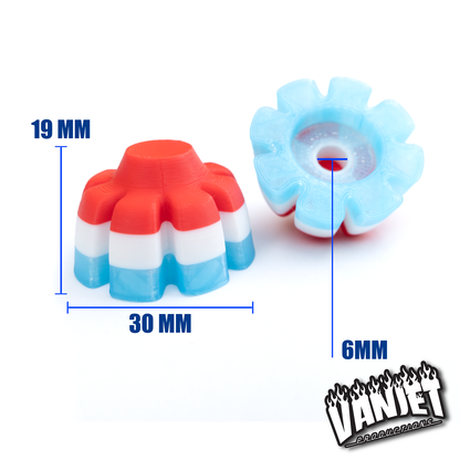 Bomb Pop Guitar Knob - Custom Guitar Knob Replacement