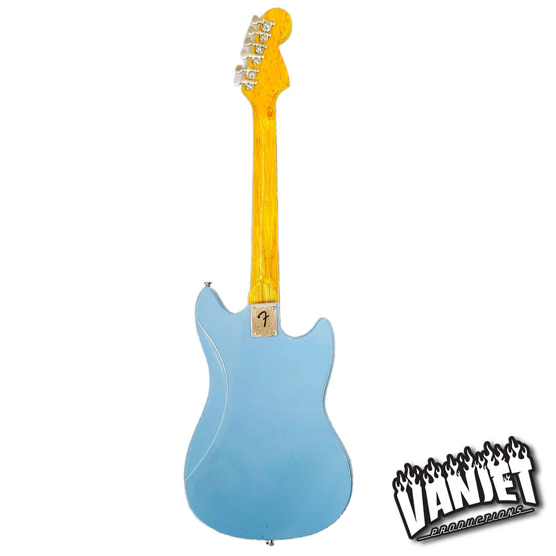 Mini Fender™ Mustang™ Guitar Replica Model - Sonic Blue - Officially Licensed