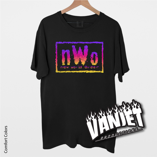 No Duh - nWo Sunset Gradient Tee