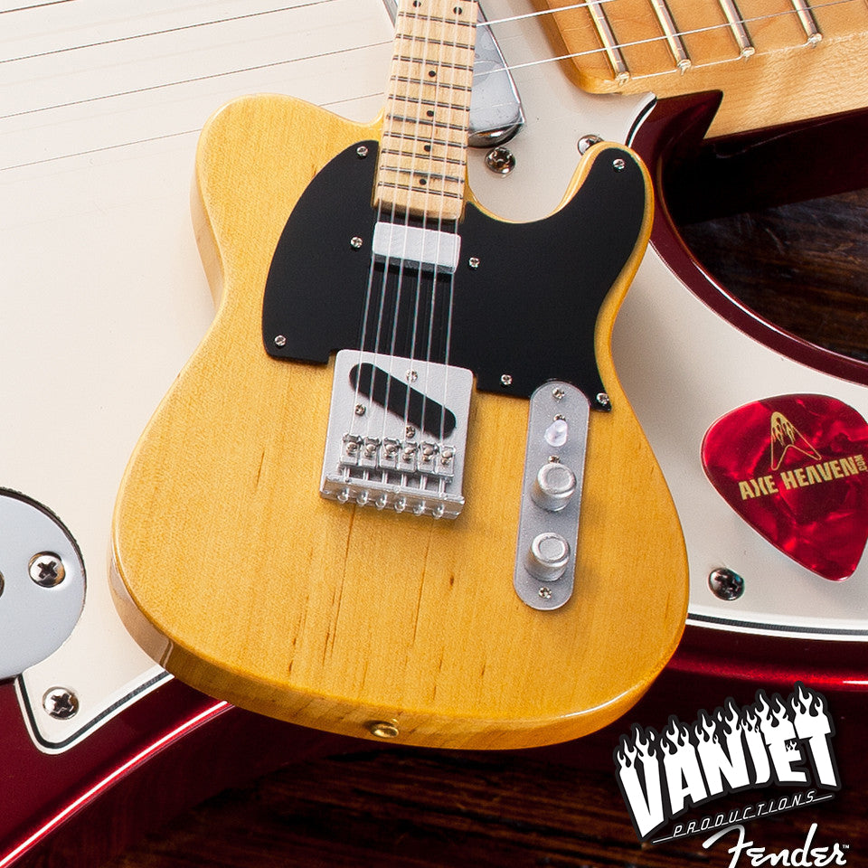 Mini Fender™ Telecaster™ Guitar Replica Model - Butterscotch Blonde - Officially Licensed