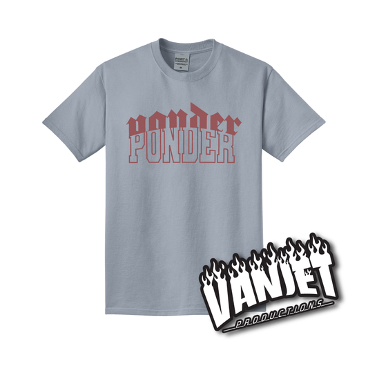 Ponder Lions Varsity Goth Tee Shirt