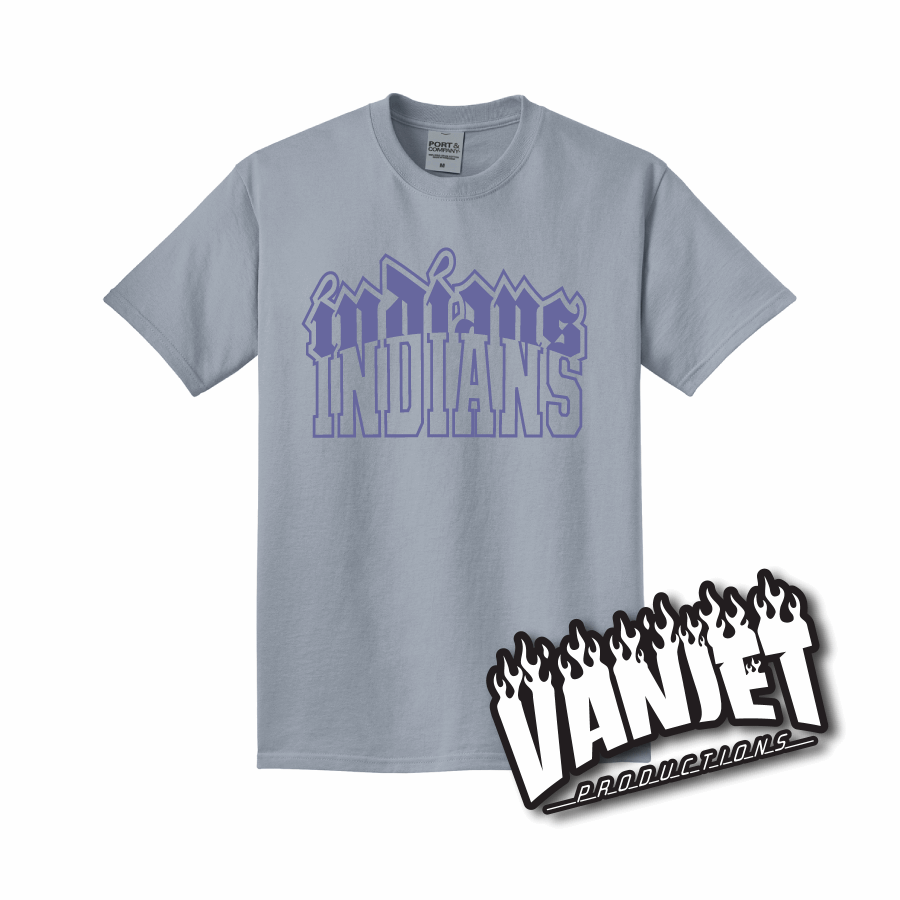 Sanger Indians Varsity Goth Tee Shirt