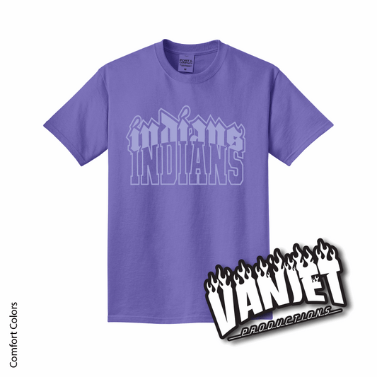 Sanger Indians Varsity Goth Tee Shirt
