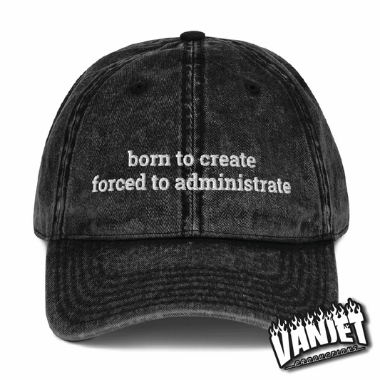 The Flock - Born to Create Vintage Ball Cap