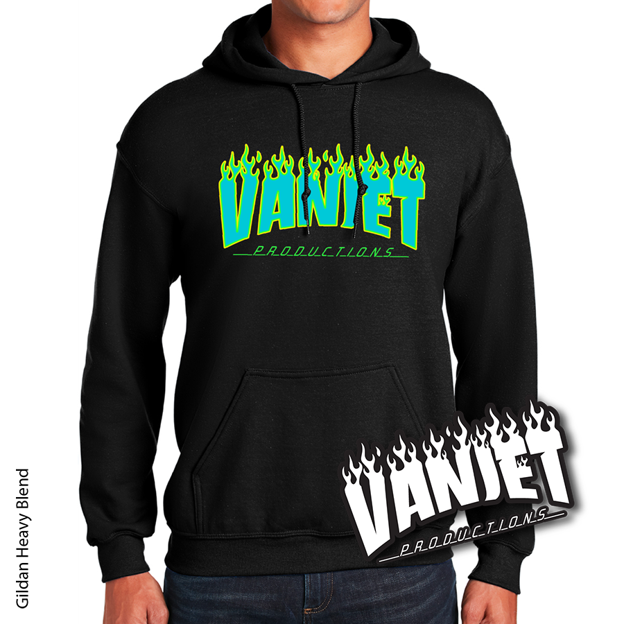 VanJet Productions - Thrash Flamer Hoodie & Tee