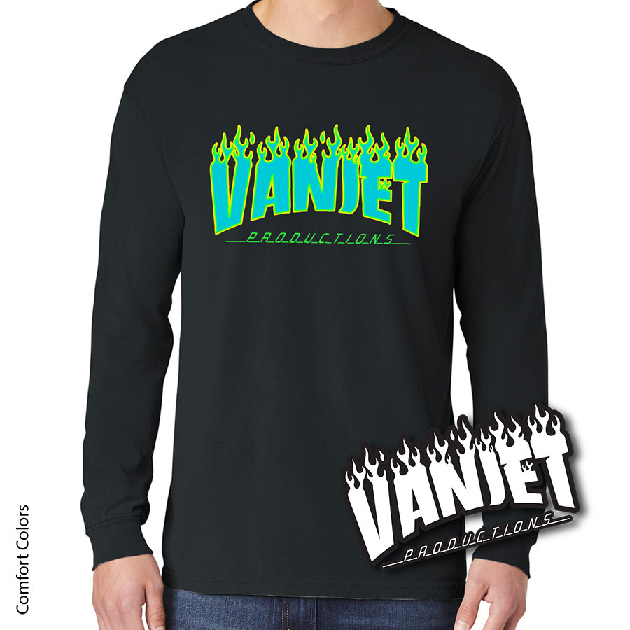 VanJet Productions - Thrash Flamer Hoodie & Tee