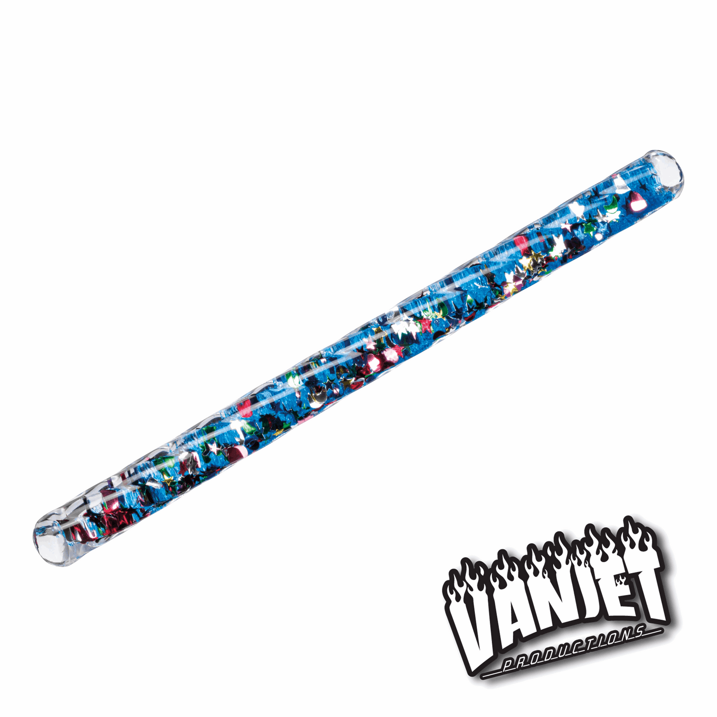 Colorful glitter wand, multi-color.