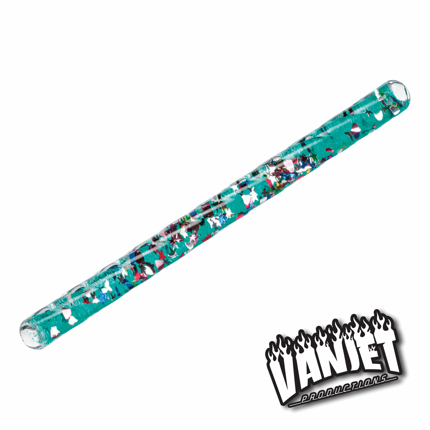 Colorful glitter wand, multi-color.