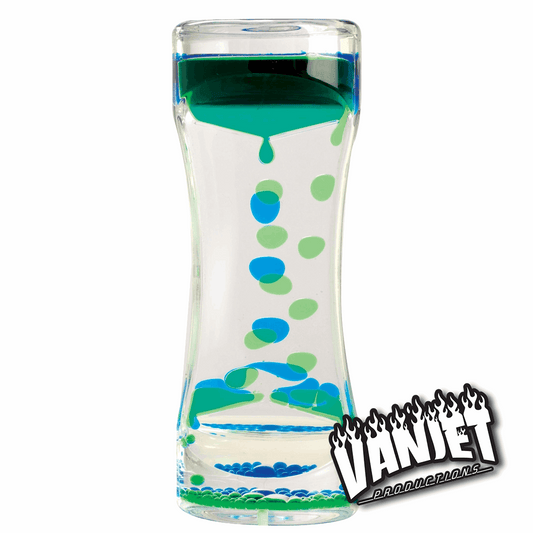 Blue and green liquid motion bubbler.