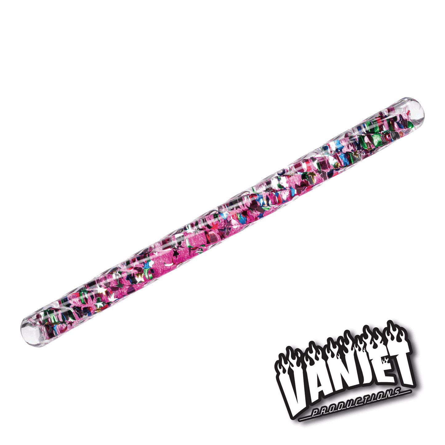 Colorful glitter wand, multi-color.