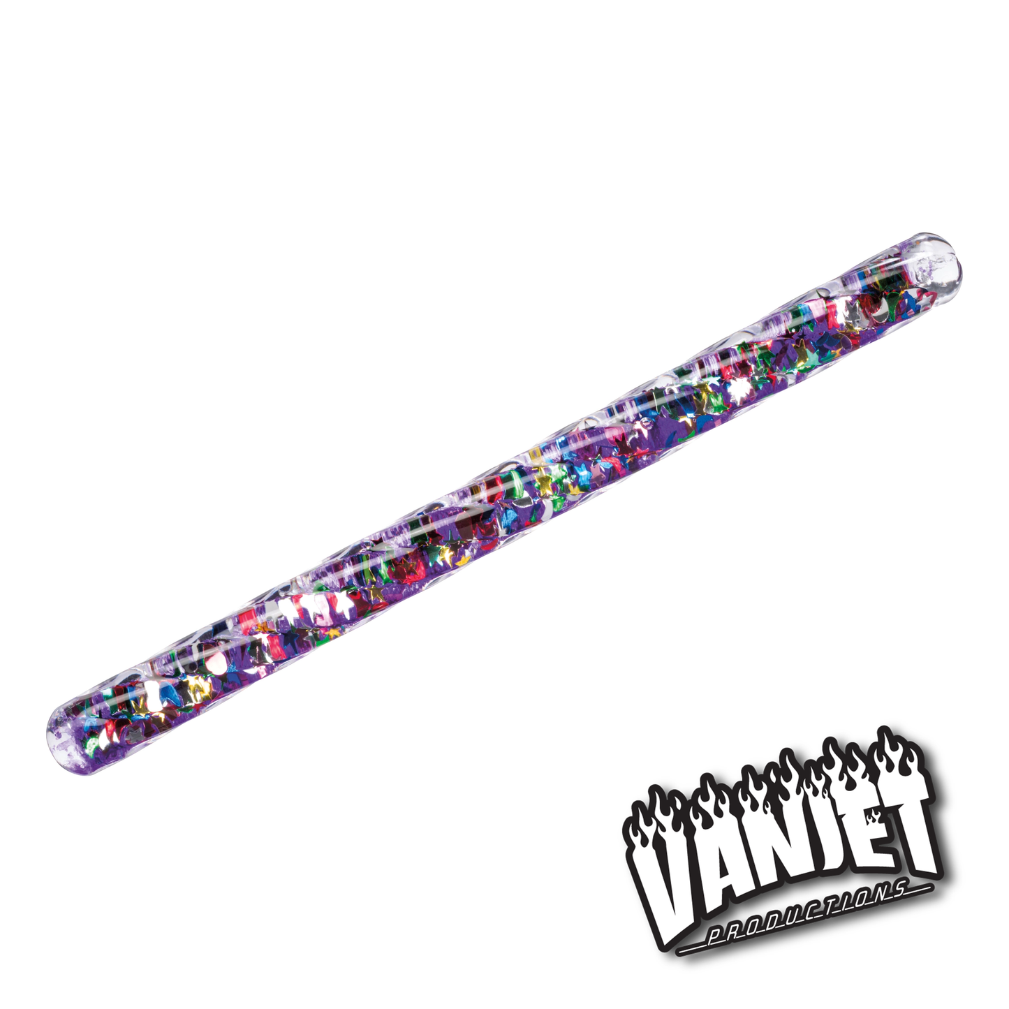 Colorful glitter wand, multi-color.