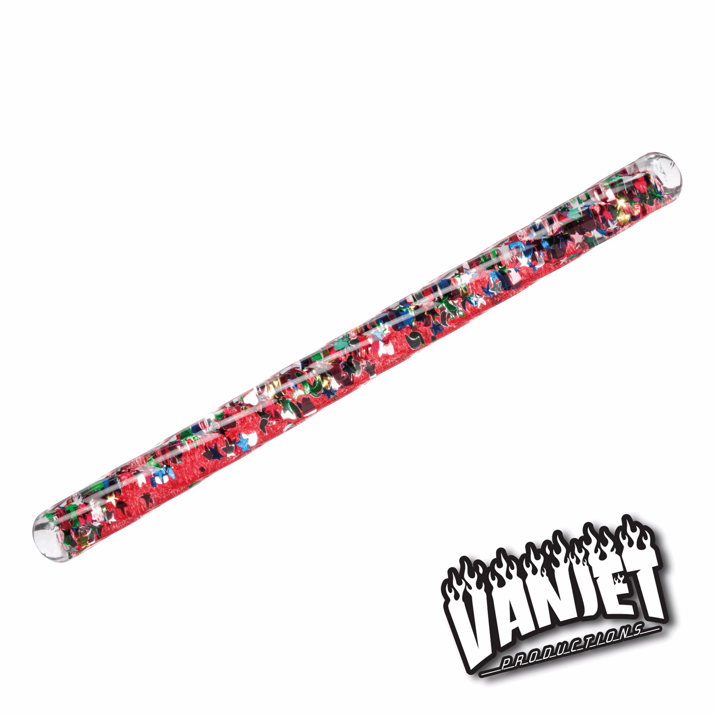 Colorful glitter wand, multi-color.