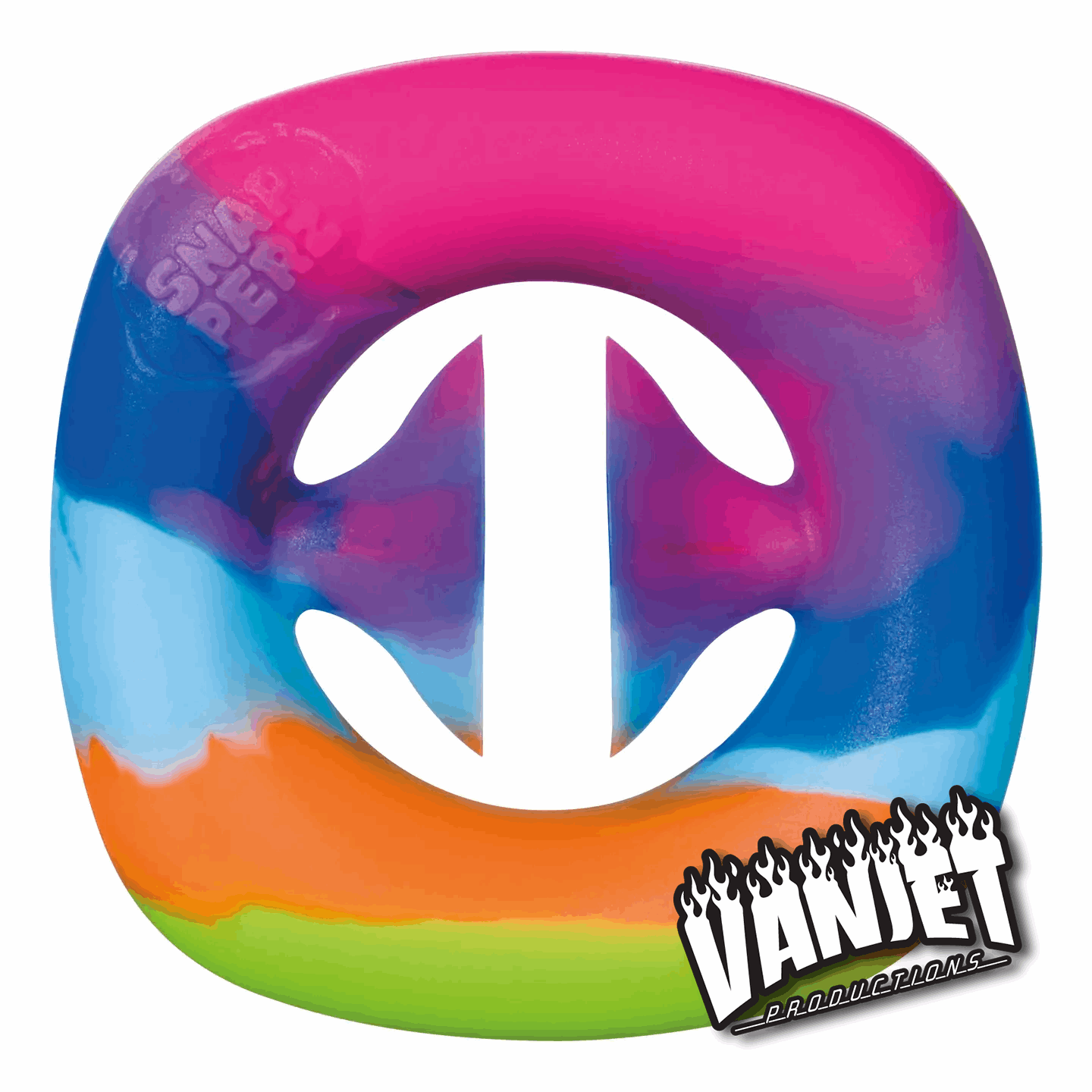 Colorful snapping fidget object for ADHD