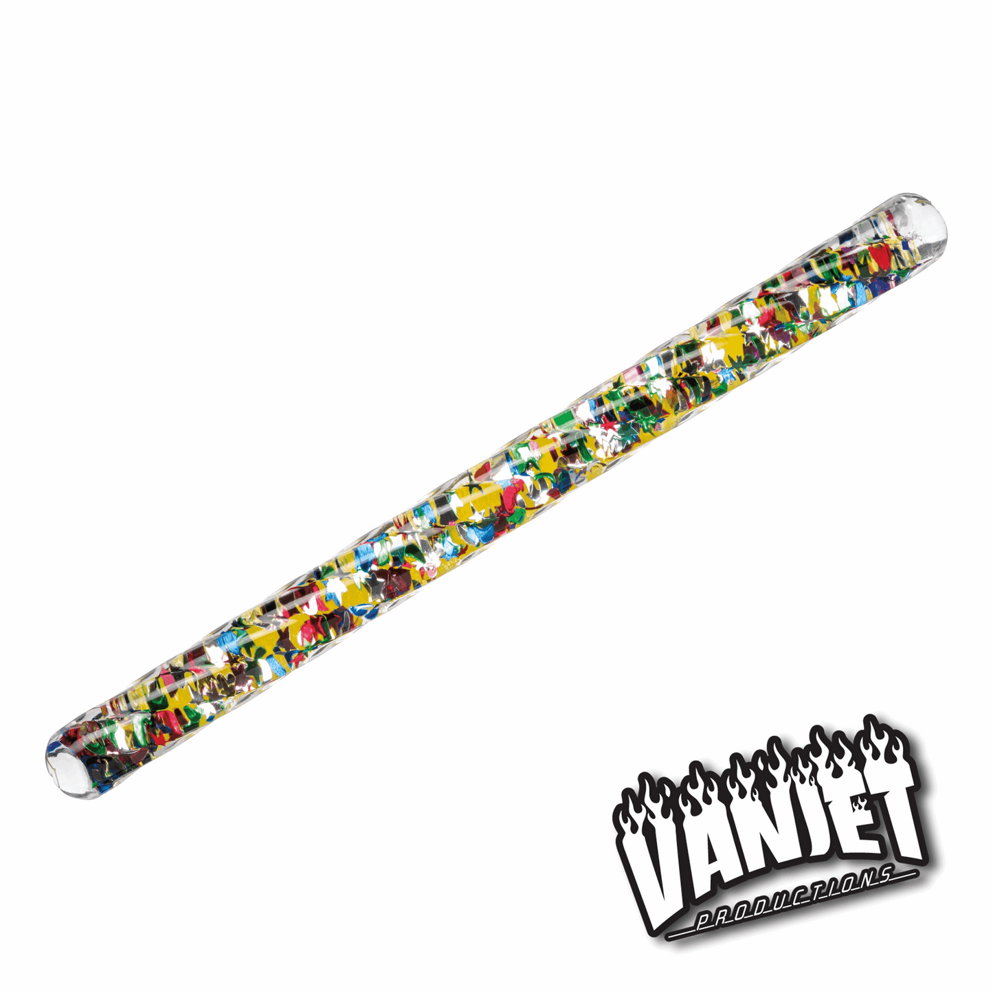 Colorful glitter wand, multi-color.